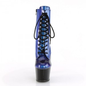 Pleaser Adore-1020SHG Laarzen Dames Blauw Paars | JKZMCUL-45