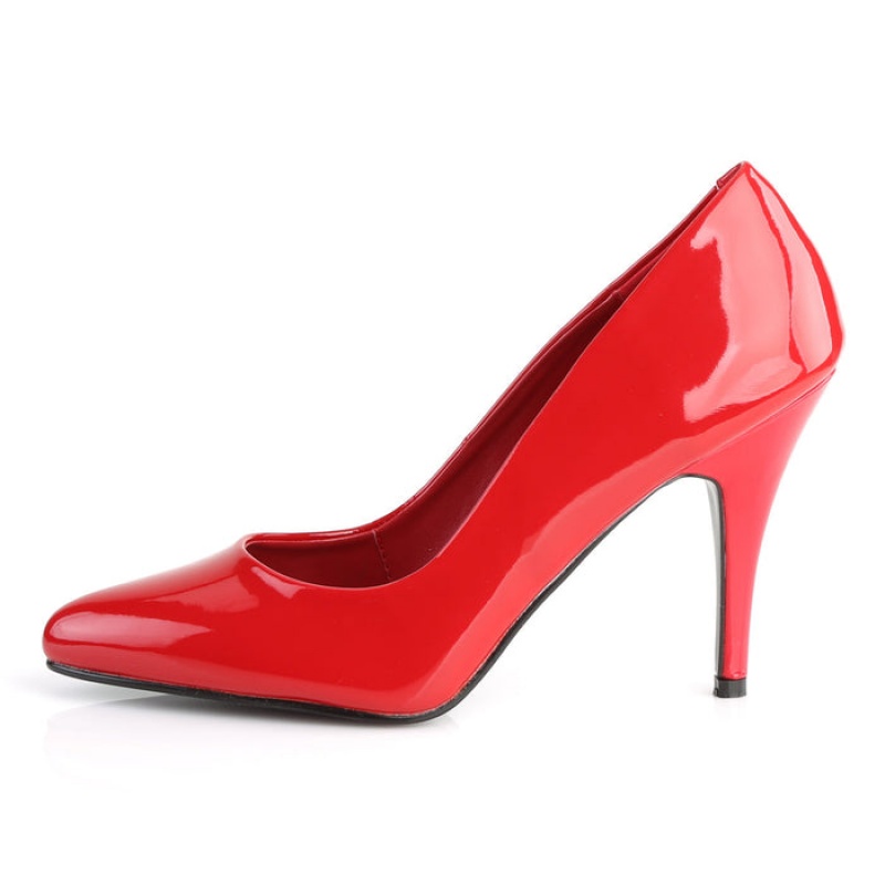 Pleaser Vanity-420 Hakken Dames Rood | QRVOGZA-14